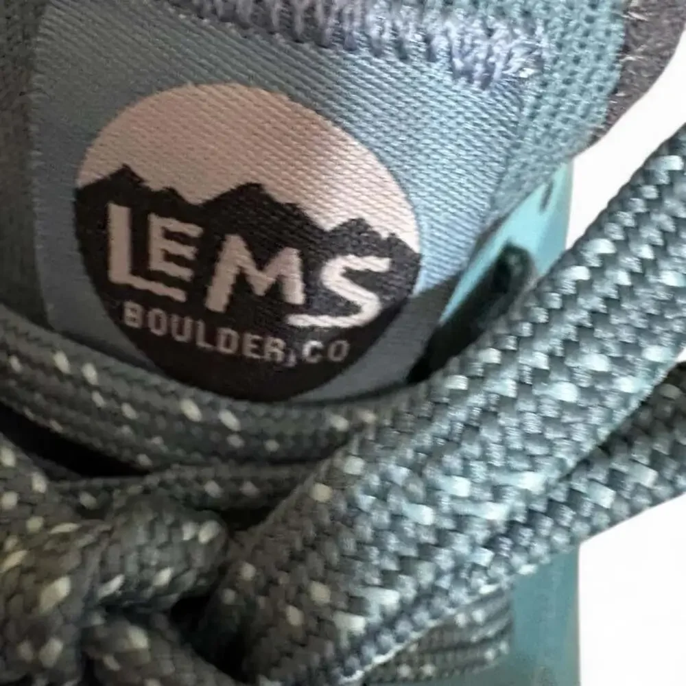 LEMS Primal Pursuit Teal Charcoal Gray Minimalist Sneakers